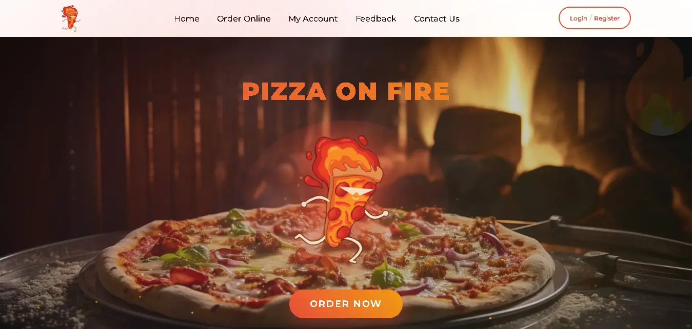 Pizza On fire
